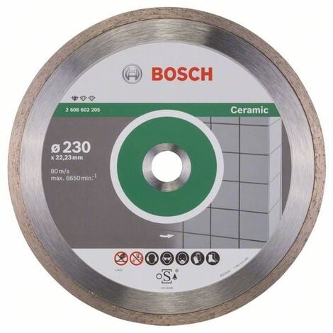 Disque de coupe pour carreaux de porcelaine 115X22,2 Mm Fpe-5 Bosch 2608602201