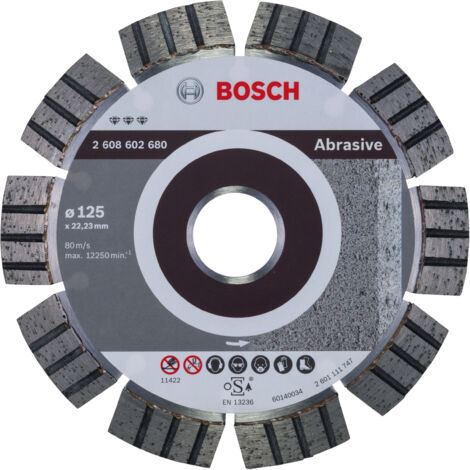 Bosch 2608602680 Disco de corte de diamante Best Abrasive 125x2,2x12mm