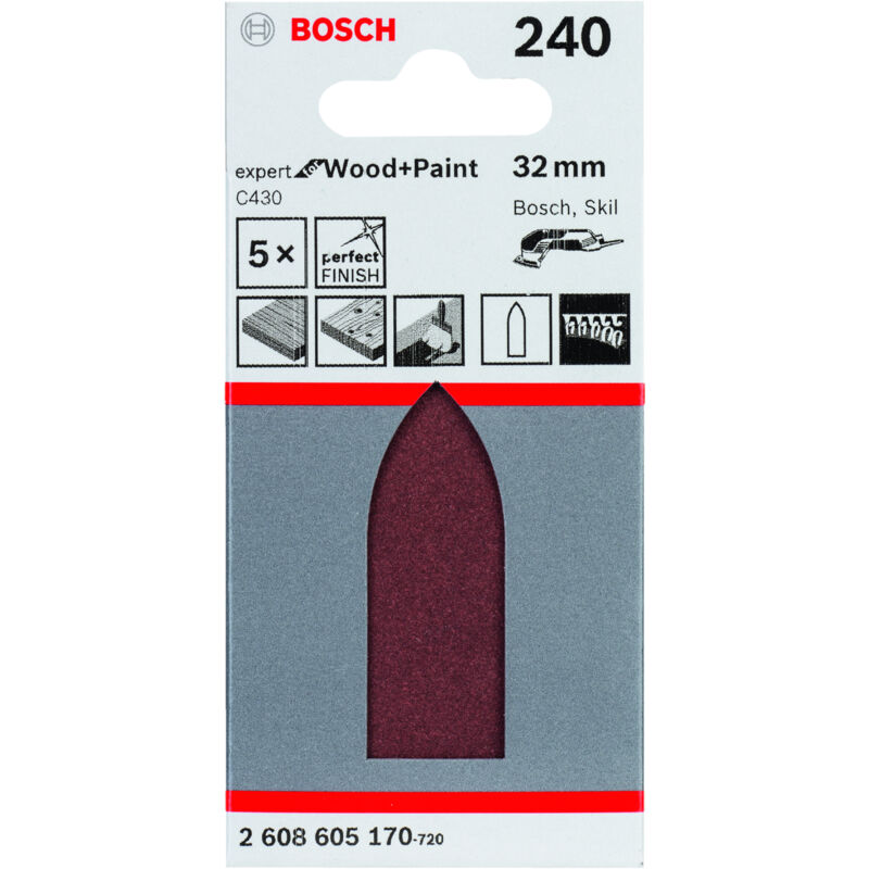

2608605170 Delta Expert Wood: 32mm G240 x5 - Bosch