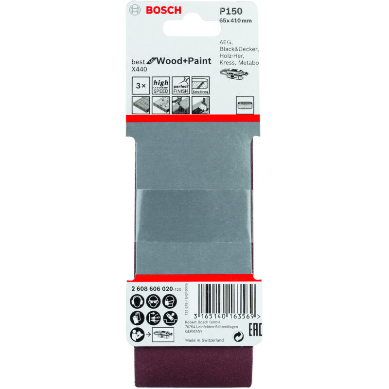 

2608606020 Banda Best Wood: 66x410mm G150x 3 - Bosch