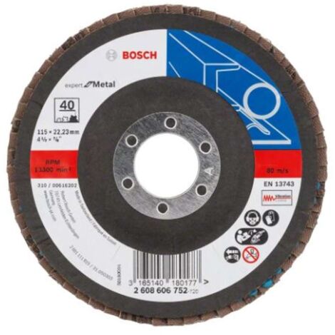 BOSCH 2608606752 PLATEAU Ã  LAMELLES 115 MM