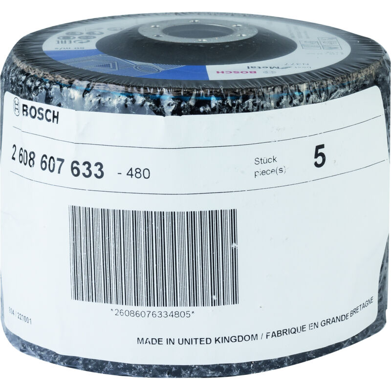 

BOSCH 2608607633 Disco limpiador N377, Best for Metal 125 mm 22,23 mm SiC