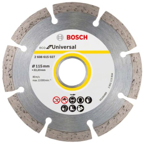Bosch 2608615027 Eco for Universal Segmented Diamond Cutting Disc 115 x 22.23mm BPA608615027