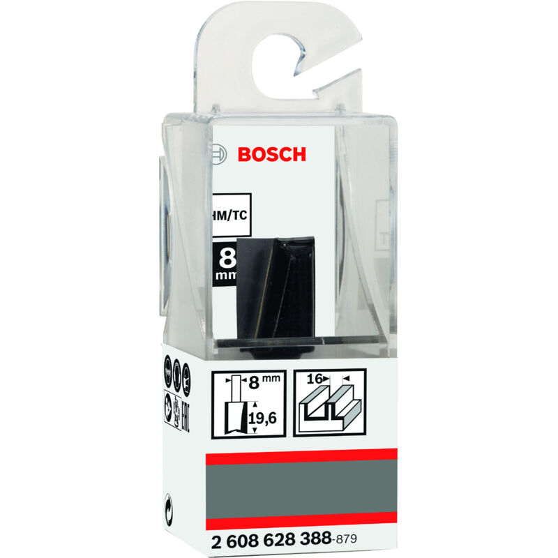 

BOSCH 2608628388 Fresa de ranurar 8 mm D1 16 mm L 20 mm G 51 mm
