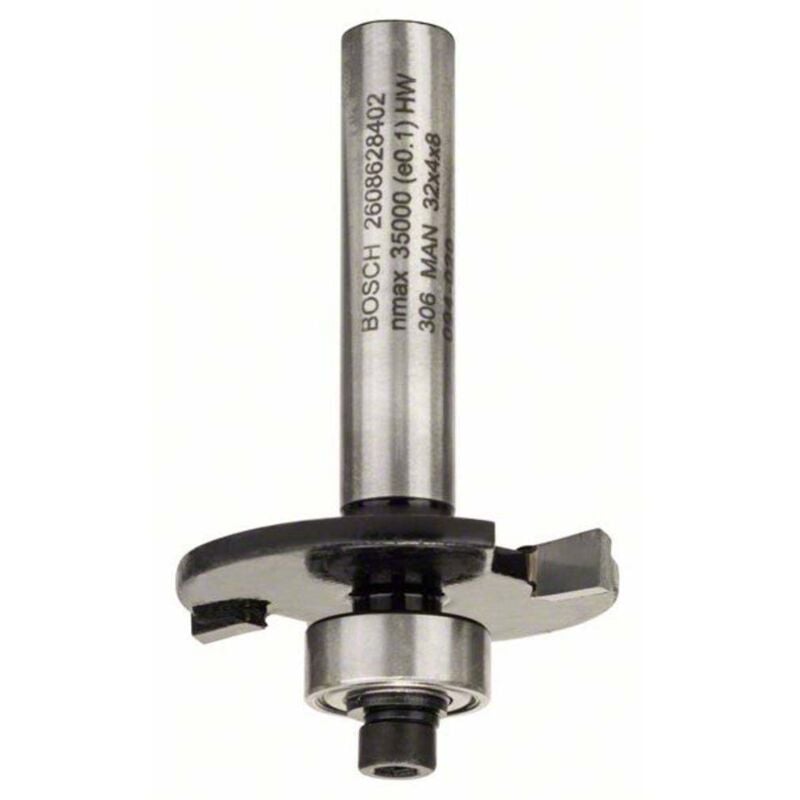 Bosch - Fraise à rainurer pour charnières, 8 mm, D1 32 mm, l 4 mm, g 51 mm 2608628402
