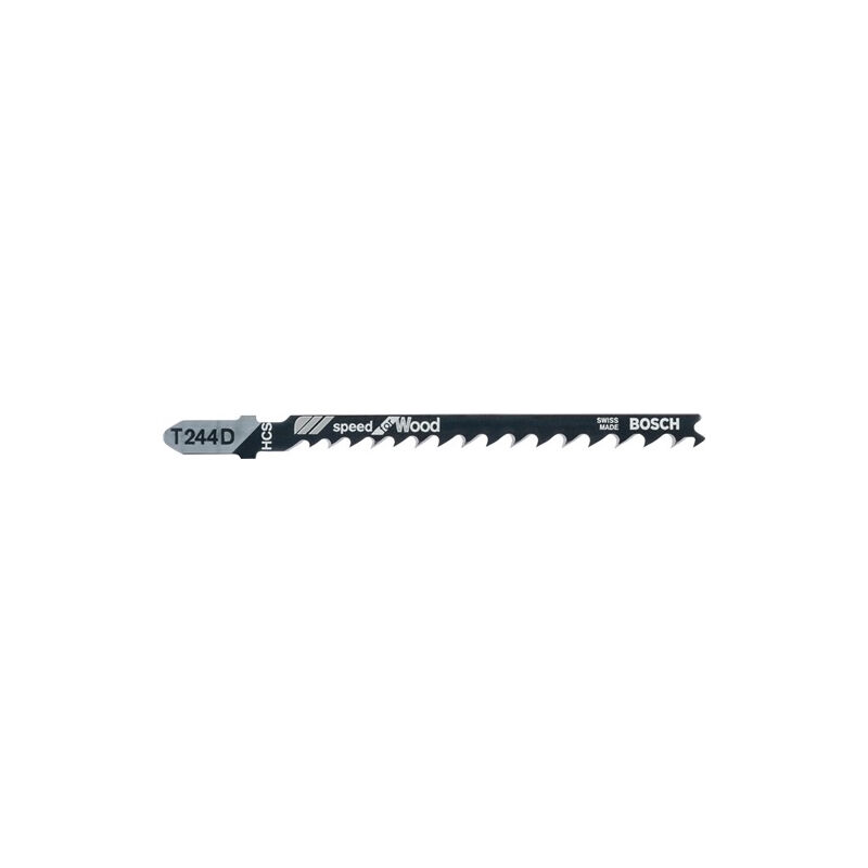 Image of Stitch Sew Blade t 244 d Velocità per legno L.100mm Toggle 4-5.2mm hcs 25 Pack 2608633626 - Bosch