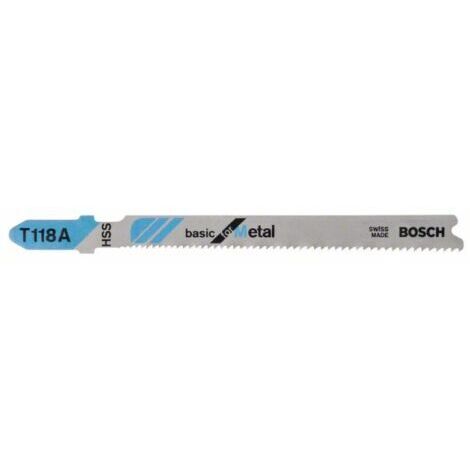 BOSCH 2608631507 Lame de scie sauteuse T 118 A