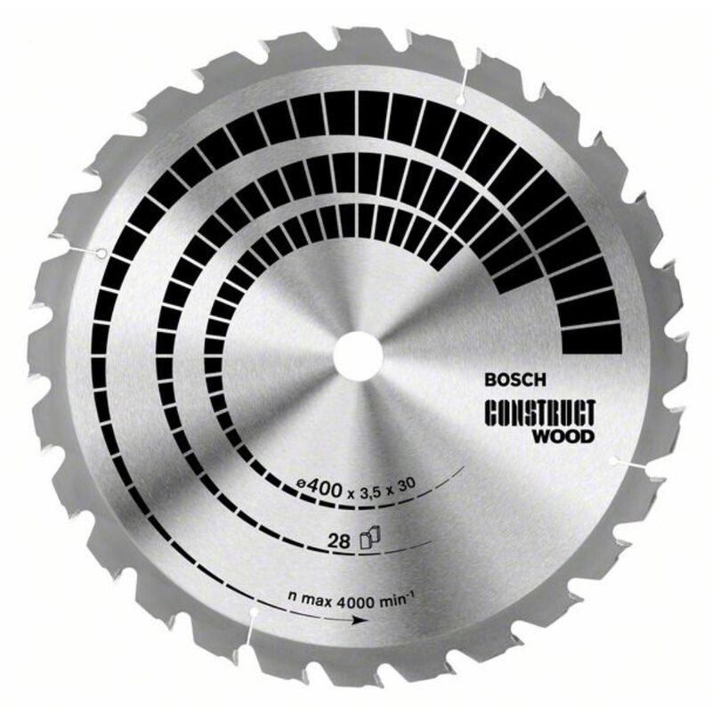 

Bosch Hoja de sierra circular Construct Wood. 500 x 30 x 3,8 mm