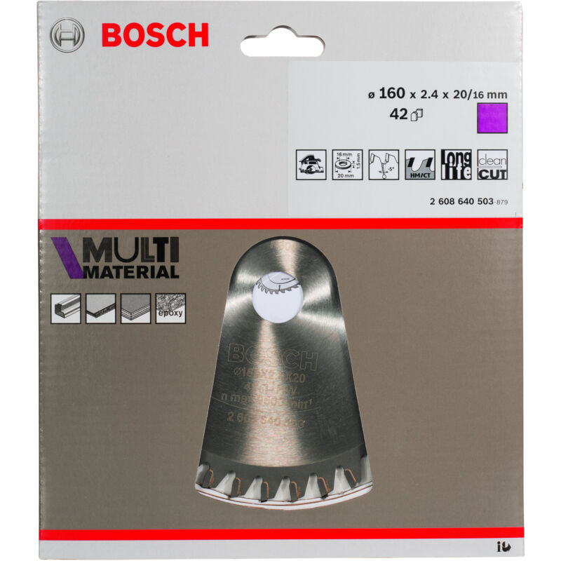 

BOSCH 2608640503 Disco de sierra circular Multimaterial