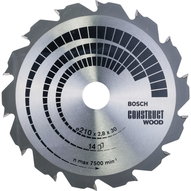 

BOSCH 2608640634 circular Construct Wood:210x2,8x30-14, 8-1/4