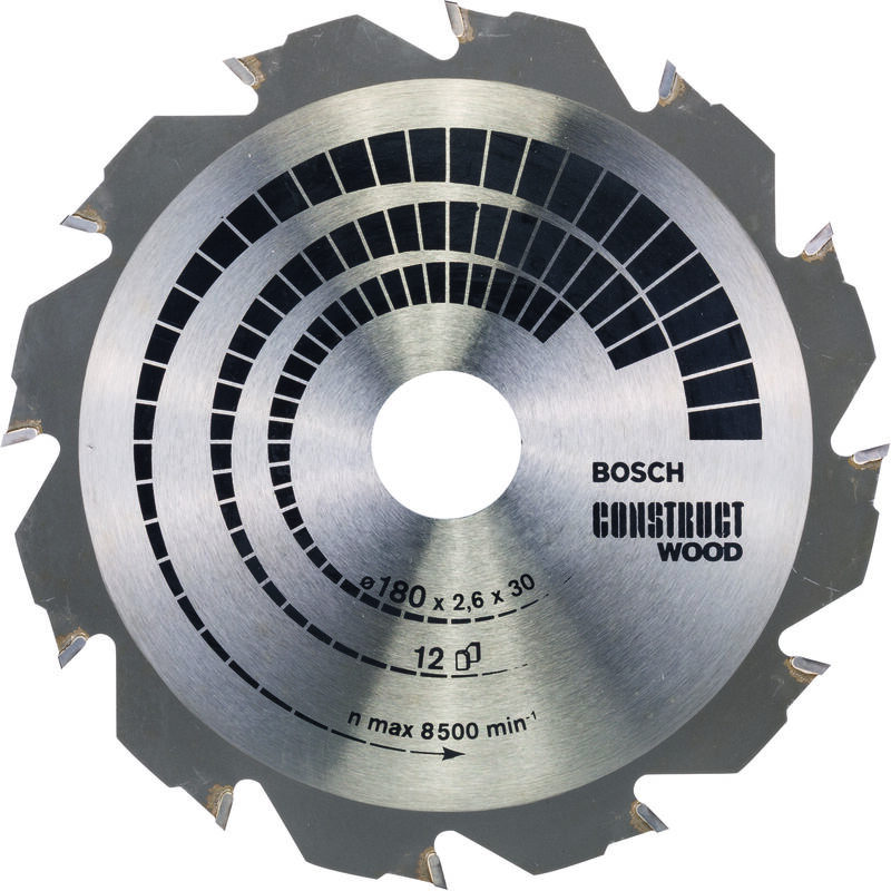 

BOSCH 2608640632 Hoja De Sierra circular CW WO H 180x30-12