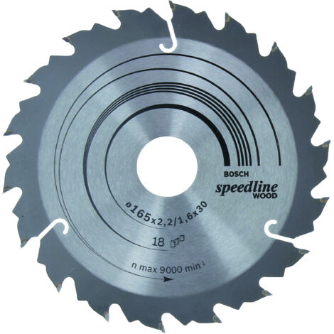 Bosch 2608640789 Disco de sierra circular Speedline Wood 165x2,4x30/20D 18FZ/WZ