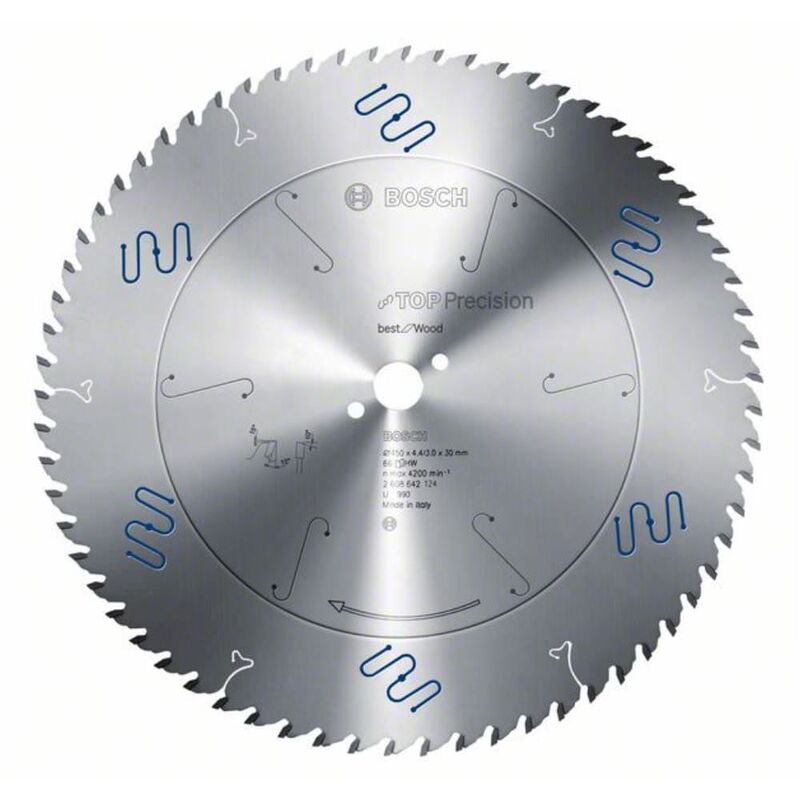 

Bosch Hoja de sierra circular  305 mm Top Precision para madera