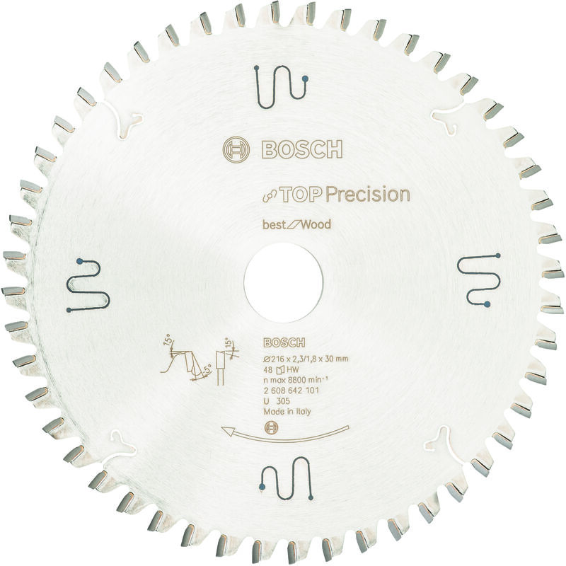 

BOSCH 2608642101 Sierra circular Top Precision Best Wood 216x30x2,3, 48