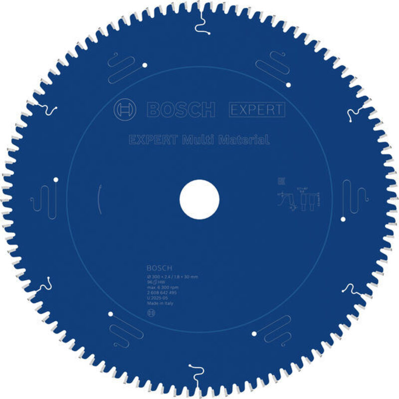 Bosch EXPERT Multi Material Circular Saw Blade 300 x2.4/1.8 x30mm T96 2608642495