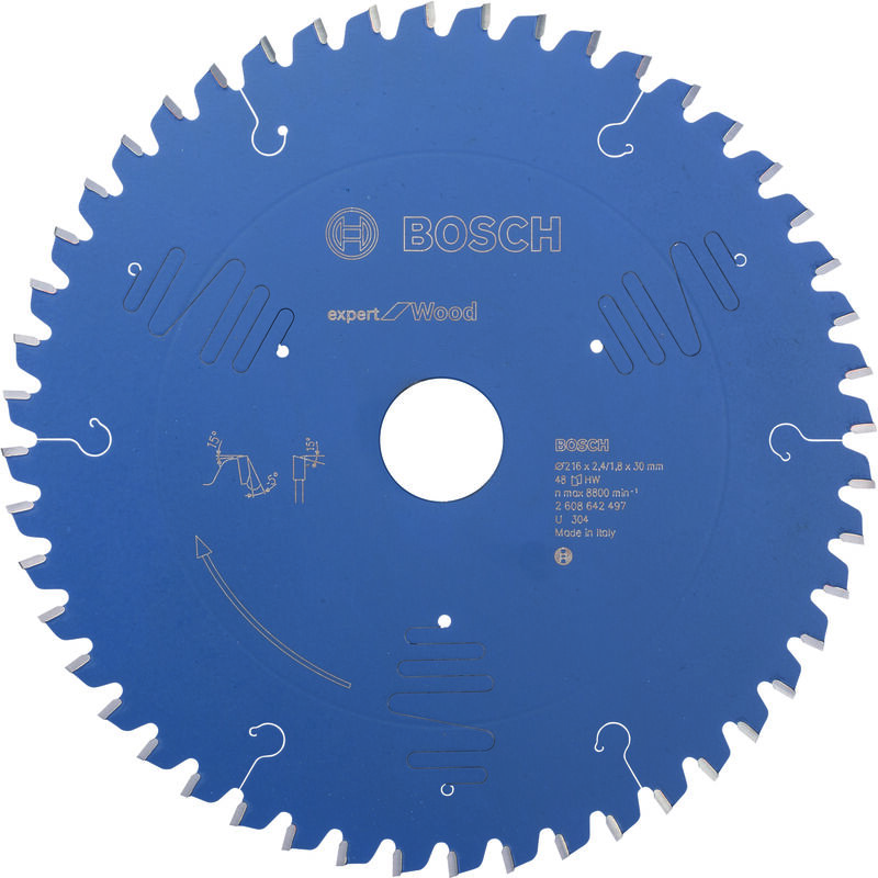 

BOSCH 2608642497 Hoja sierra circular Expert for Wood 216 x 30 x 2,4 mm 48