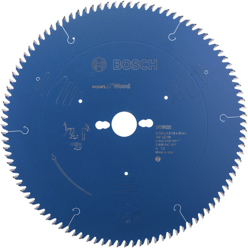 

BOSCH 2608642501 Hoja De Sierra circular EX WO T 300x30-100
