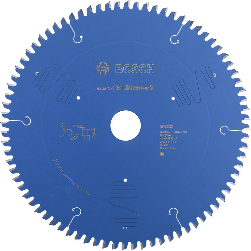 

BOSCH 2608642494 Hoja De Sierra circular EX MU B 250x30-80
