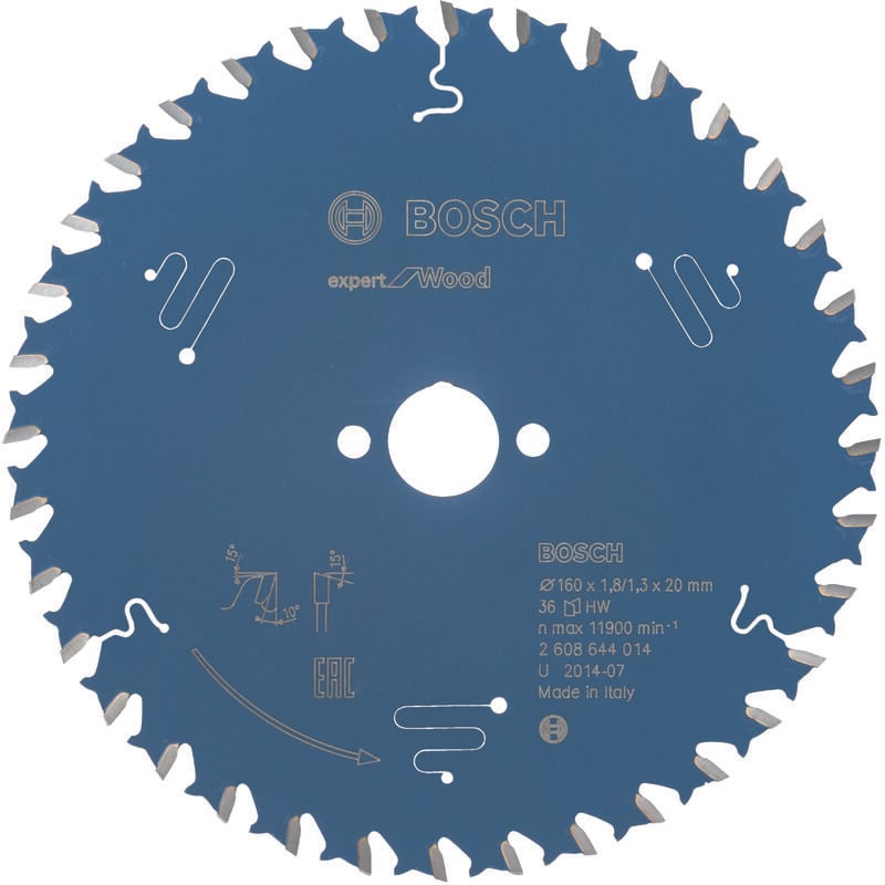 

BOSCH 2608644014 Hoja De Sierra Circular Expert for Wood H 160x20-36