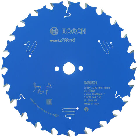 Bosch 2608644035 Disco de sierra circular CSB Expert madera 184x16x24D
