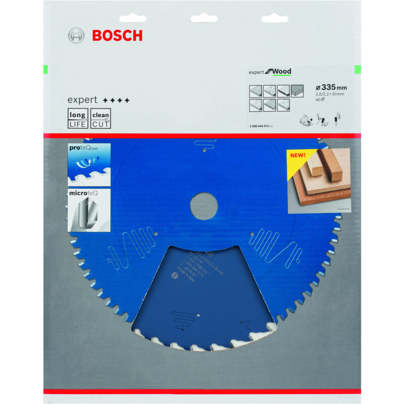 

BOSCH 2608644072 Hoja De Sierra Circular Expert for Wood H 335x30-40