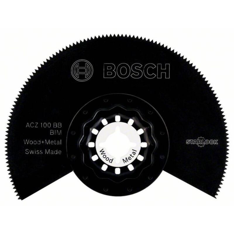 Bosch - Lame de scie segment acz 100 bb Wood and Metal, 100 mm, à moyeu déporté 2608661633