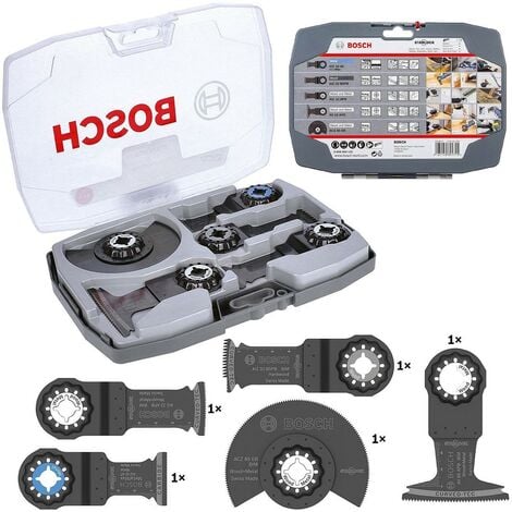 Bosch 2608664131 5 Piece Starlock Best of Cutting Multi Tool Blade Set + Case