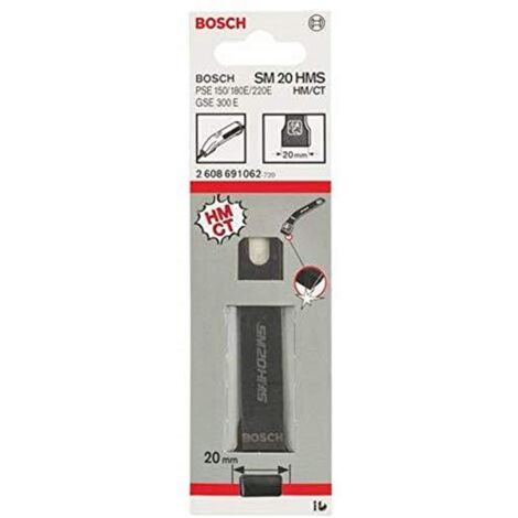 Bosch 2608691062 - Lama raschietto SM 20HMS, 20 mm