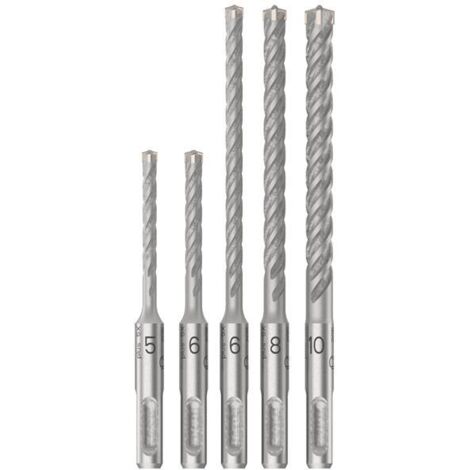 Bosch 2608833910 PRO SDS plus-5X Hammer Drill Bit Set, 5 Piece BPA608833910