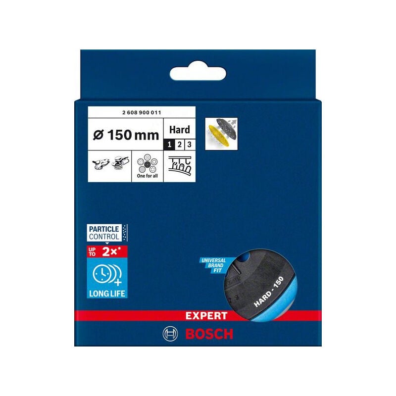 

2608900011 Platos de soporte multiperforados Expert Multihole para de 150 mm, duro - Bosch