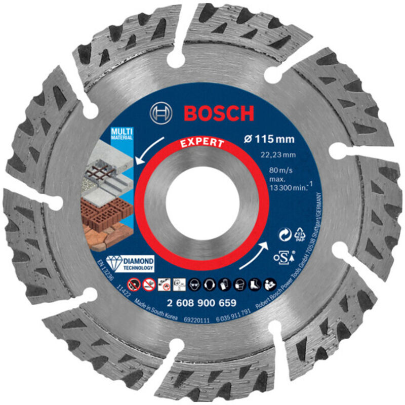 Disques de diamant multifaterial experts 115 x 22 23 x 2 2 x 12 mm - vue 3