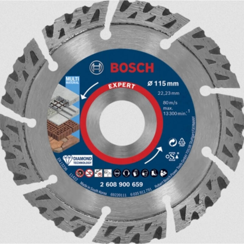 Bosch - Disque à tronçonner diamant Expert MultiMaterial