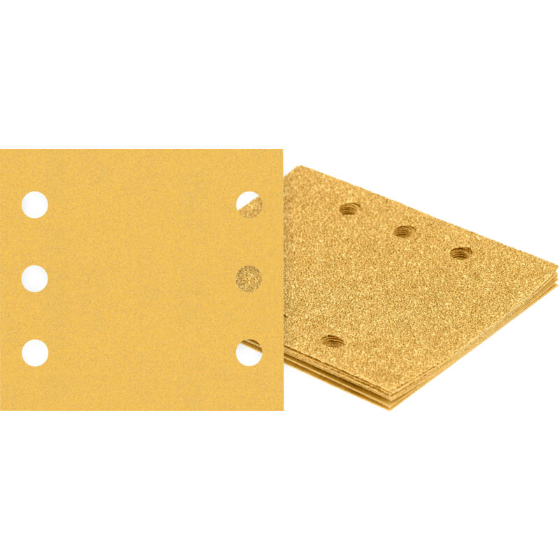 

BOSCH 2608900891 Papel de lija Expert C470 con 6 orificios para lijadoras orbitales 115 x 107 mm, G 60 10uds.