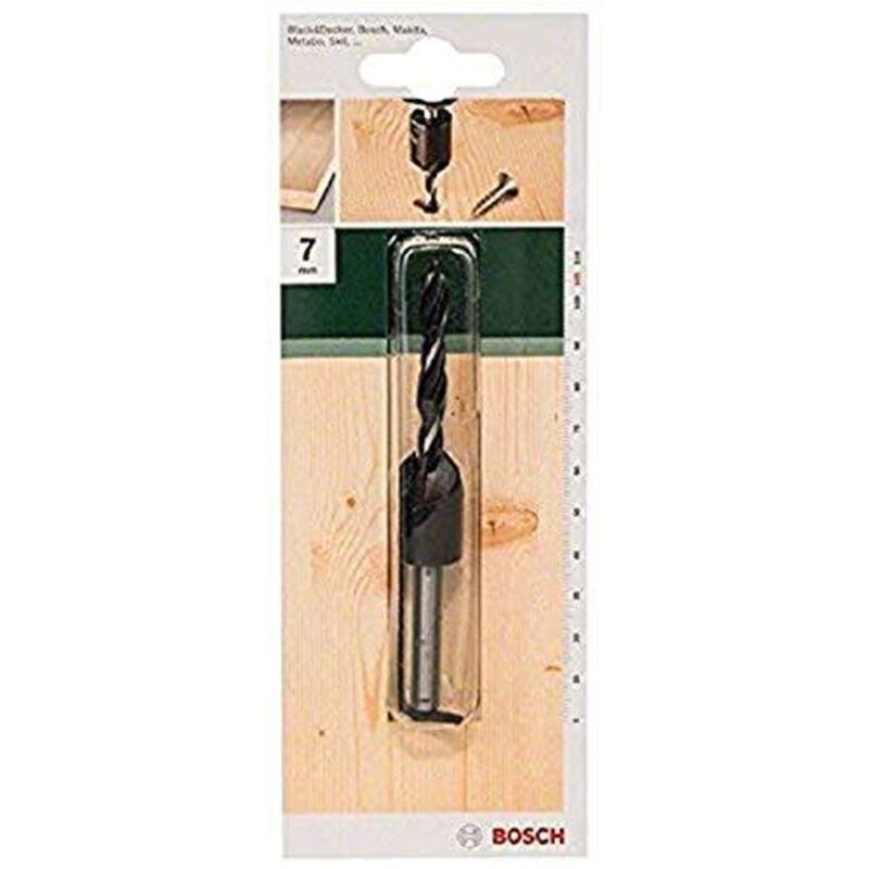 Bosch 2609255220 - Punta per Trapano per Legno con Svasatura a 90°, Diametro 7 mm