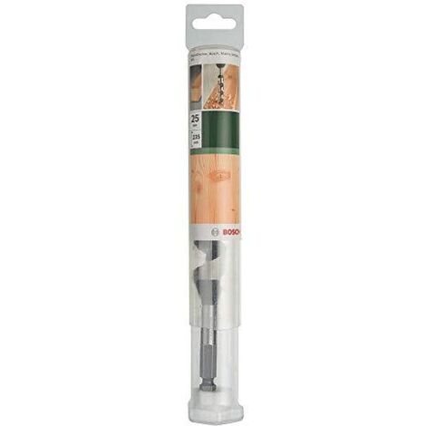 Bosch 2609255252 - Punta del trapano a trivella per legno con punto filettato di autotaglio, diametro 25 mm