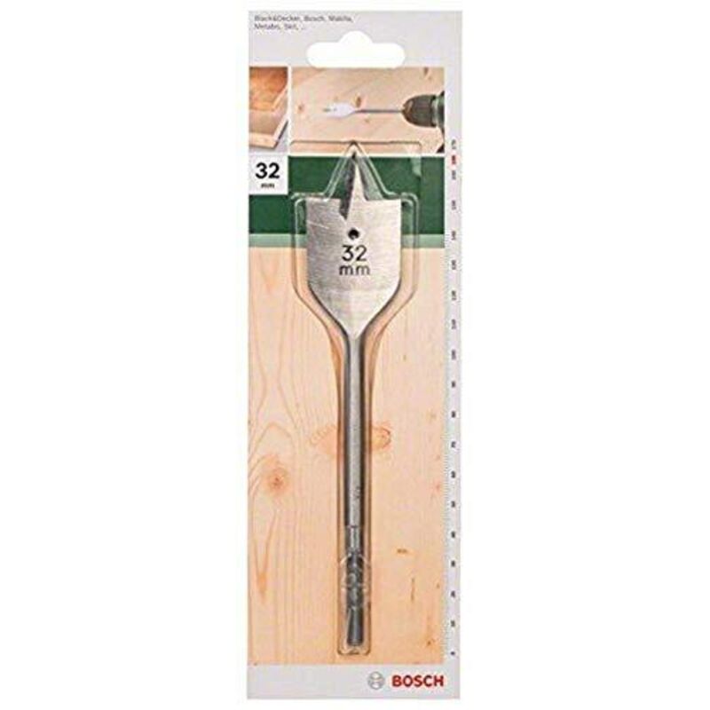 Bosch - Punta a Testa Piatta per Legno Attacco Esag, 5.5, 32 x 120 x 165