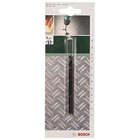 Bosch 2609255304, punta elicoidale da 6 mm x 85 mm de, per forare, ideale per metallo, alta precisione, rotazione a destra, confezione in blister