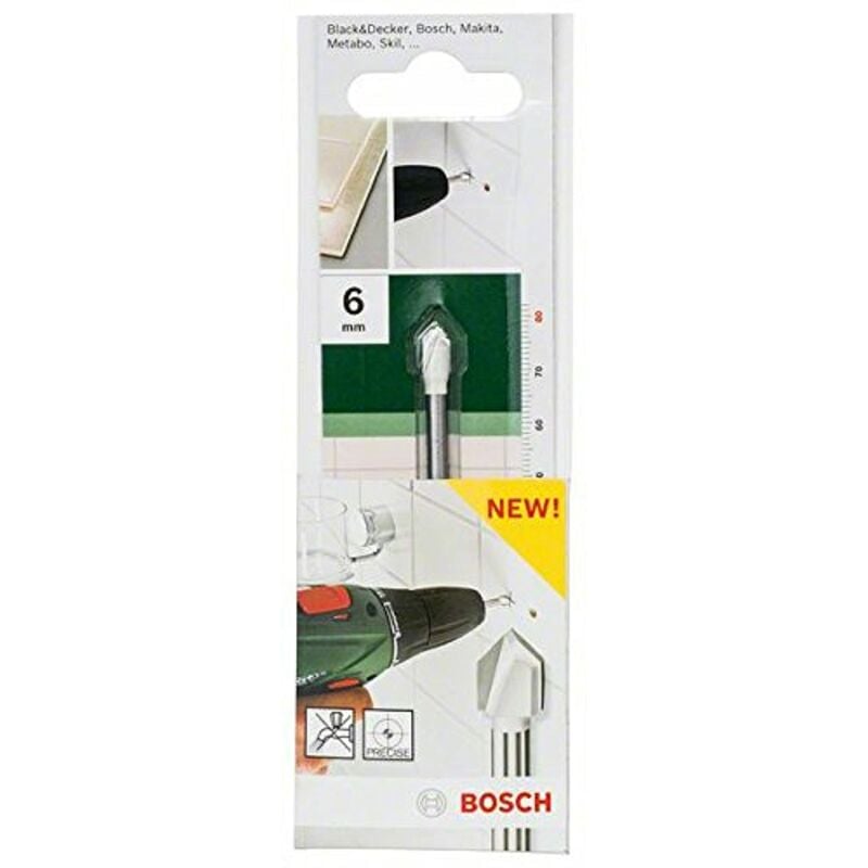 Bosch 2609255580- Punta da trapano per ceramica, diametro 6 mm