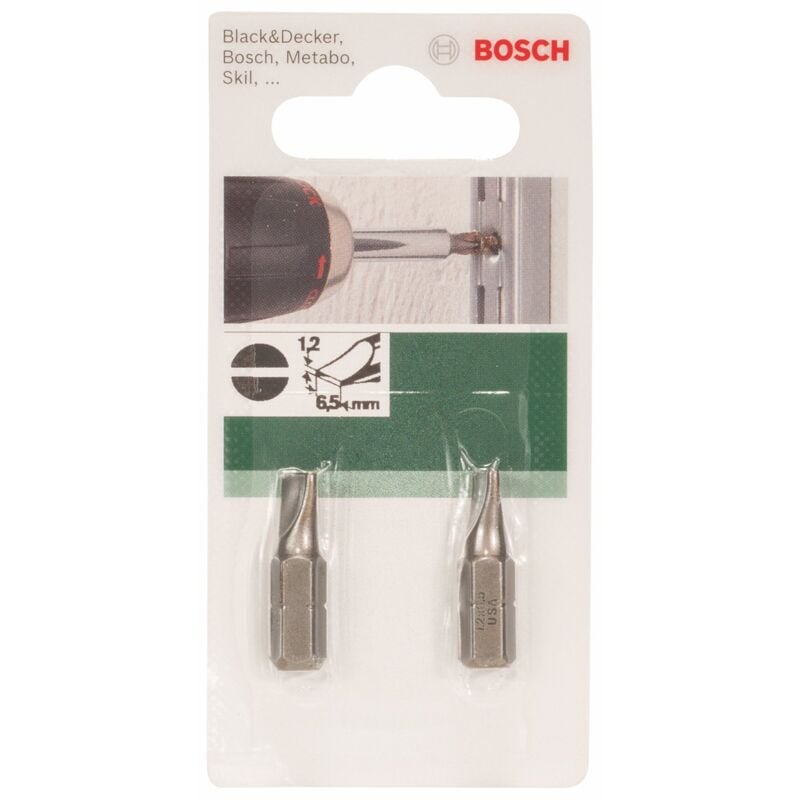 Set 2 punte per trapano con intaglio ls, 25mm 2609255911 - Bosch