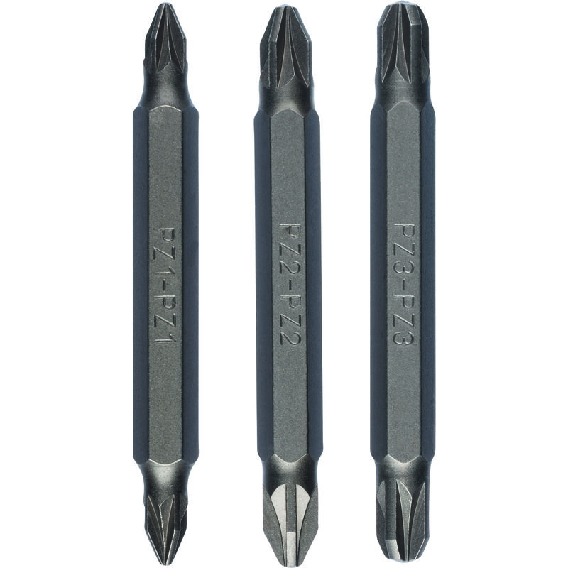 

2609255962 Set 3 puntas dobles (PZ, PZ) PZ1-PZ1- PZ2-PZ2- PZ3-PZ3- 60 - Bosch