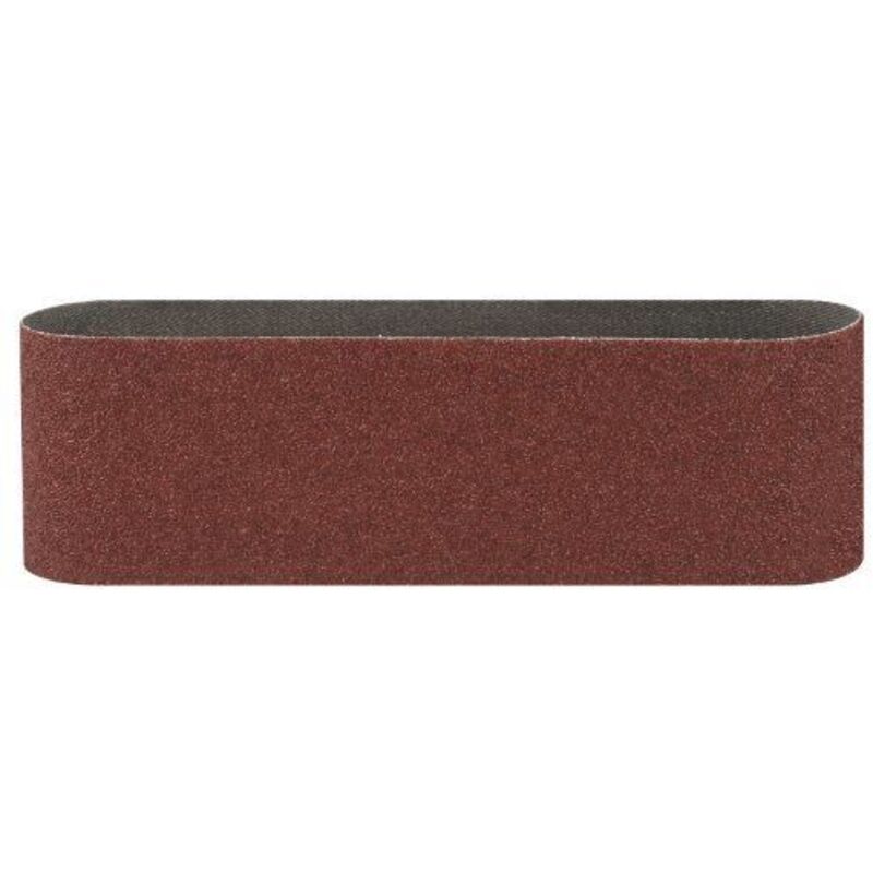 Set de 3 bandes abrasives pour ponceuses à bande 75 x 533 mm grain 150