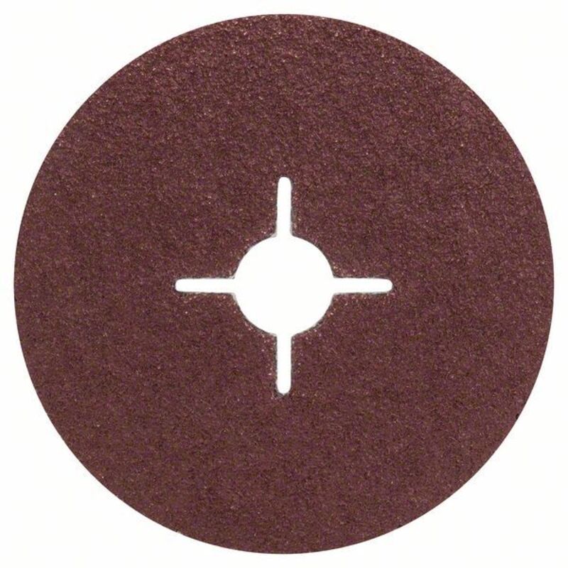 Disque abrasif sur fibres Ø 125 mm G36 BM non perforé - vue 2