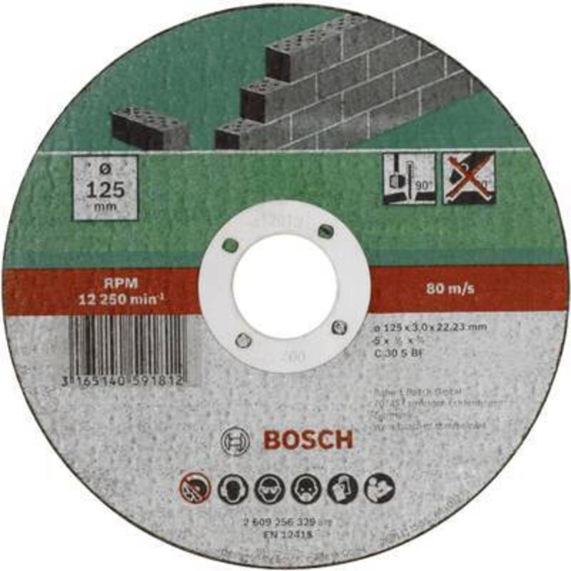 Disque à tronçonner pierre 125 x2 5 plat - vue 2