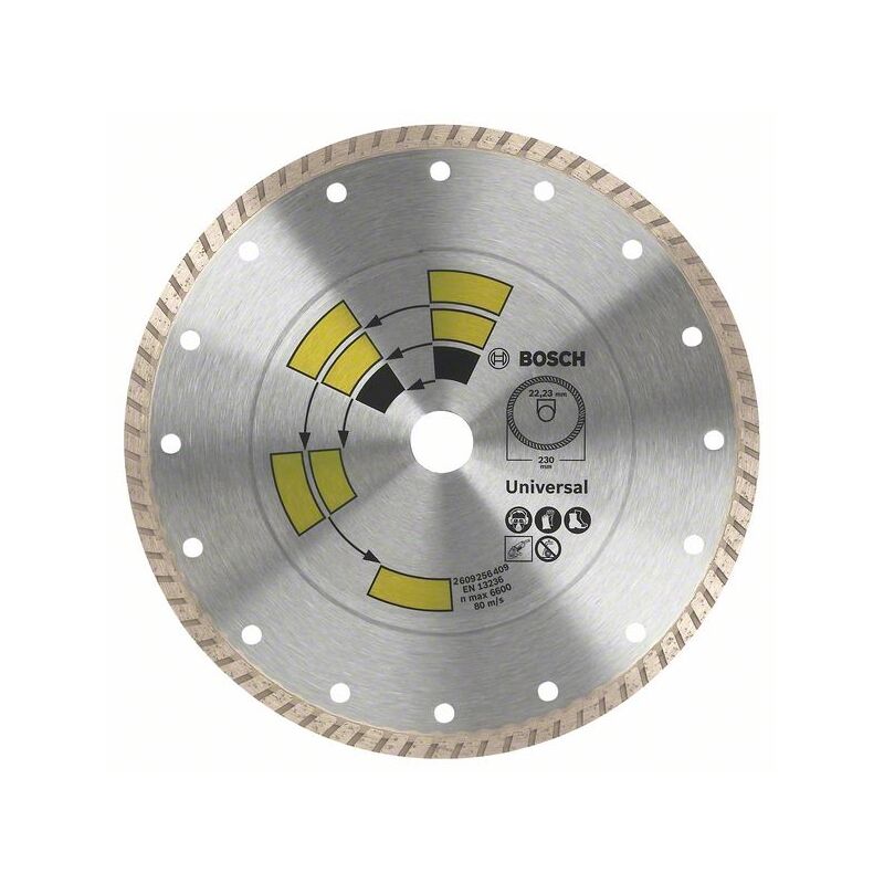 Image of Bosch - 2609256407 Disco da taglio diamantato universale Turbo ø 115 mm