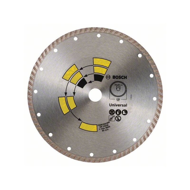 Image of Bosch - 2609256409 Disco da taglio diamantato universale Turbo ø 230 mm