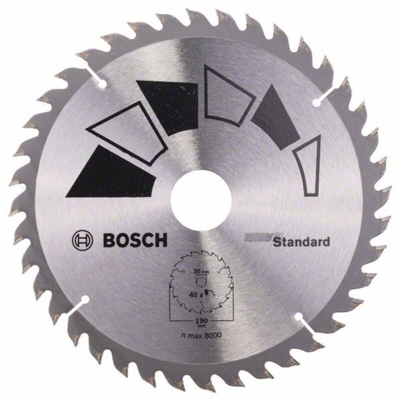 Lame de scie circulaire BASIC 190x2.2x3024 D40 - vue 3