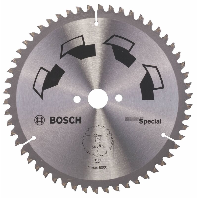 

Disco multimaterial Bosch para sierra circular 190 x 20/16 mm 54 dientes