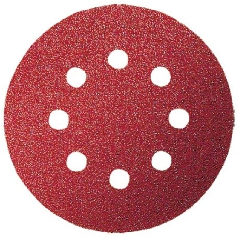 Feuille abrasive Ø 125 mm G240 WP 8 trous velcro 5 pièces - vue 3