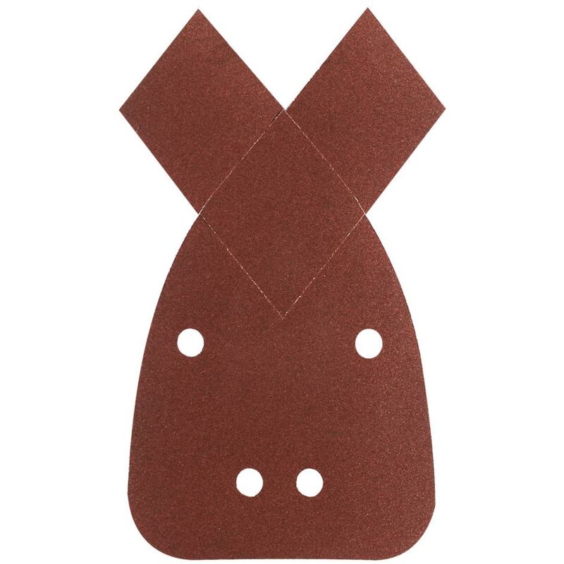 Feuille abrasive 95x135 mm G120 RW 4 trous velcro 5 pièces