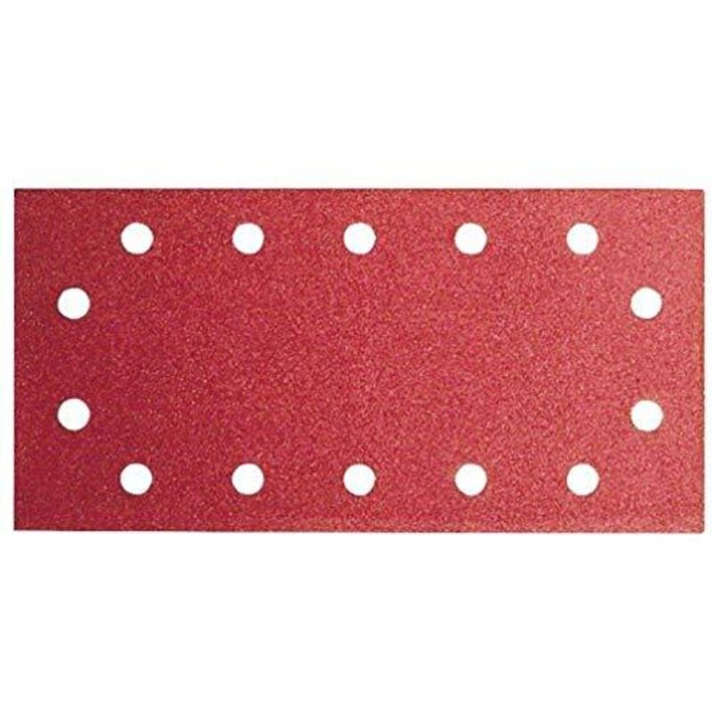 2609256B31 diy - Carta abrasiva, G240, 14 fori, tesa (10), 115 x 280 mm - Bosch